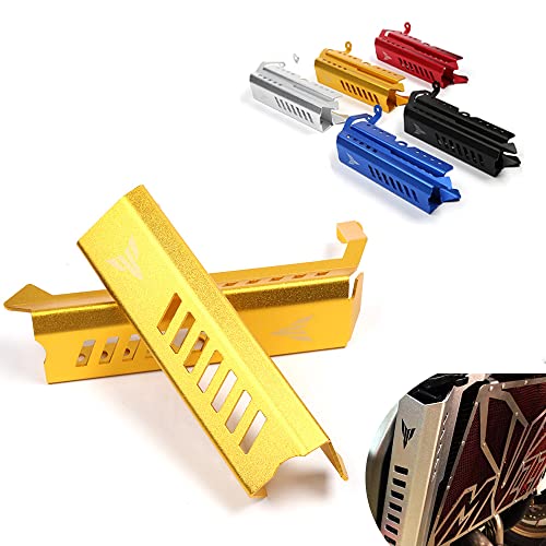 MOQIAOSEIKO Motorrad Kühler Kühlerabdeckungen Kühlergrill Seitenabdeckung Grillschutz Schutz Kompatibel mit Yamaha MT09 MT 09 FZ09 FZ 09 2013 2014 2015 2016 2017