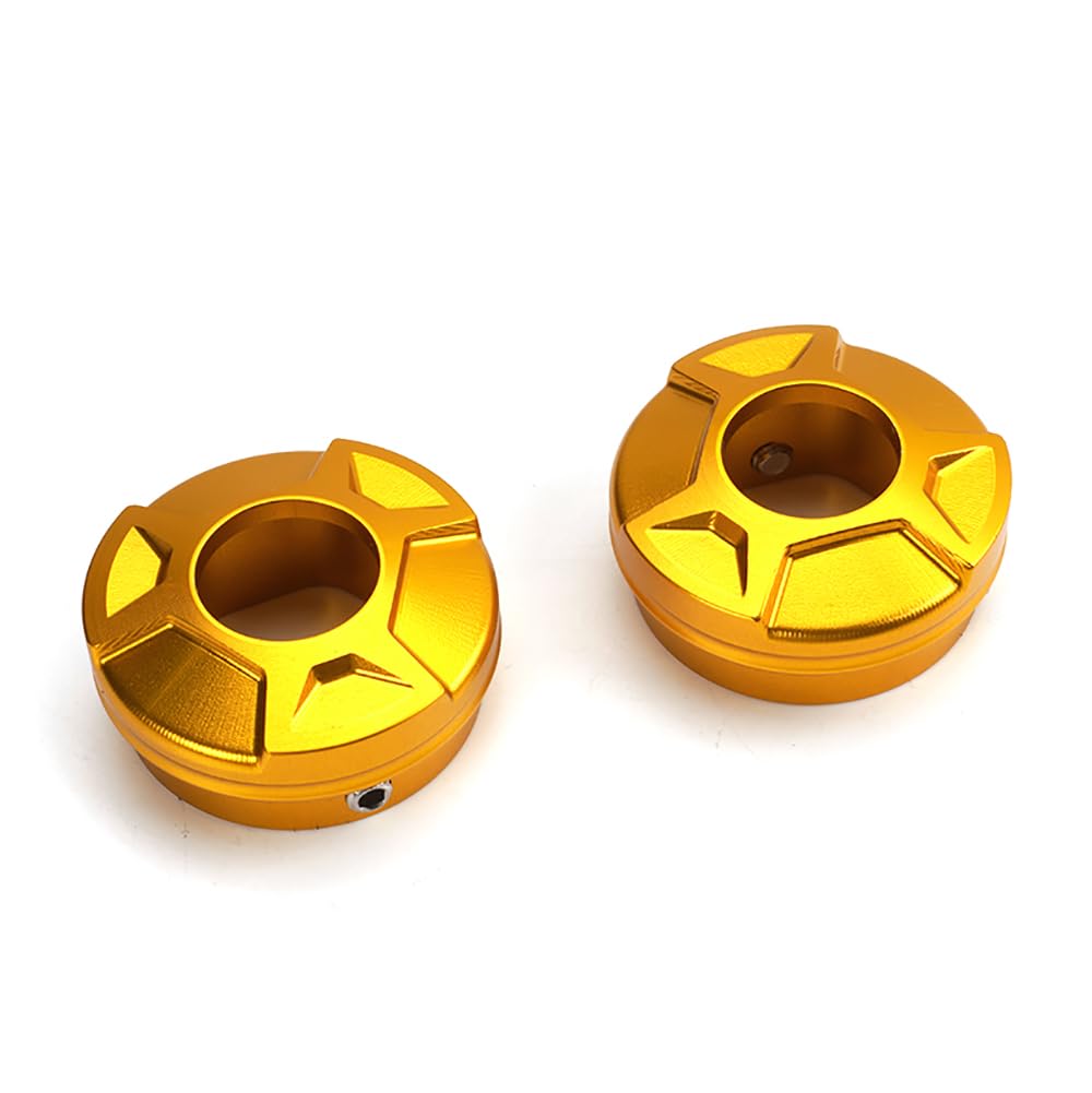 Per VOGE Valico DS900X DS525X DS625X 900 DSX 525 DSX 625 DSX900 DSX525 2023 2024 2025 625dsx Accessori Moto Tre Stelle Copertura Colonna in Alluminio CNC Copertura Decorativa Antiurto (Oro)