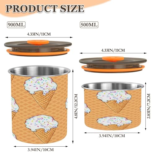 Contenedor hermético para café de acero inoxidable 30oz miniatura 2