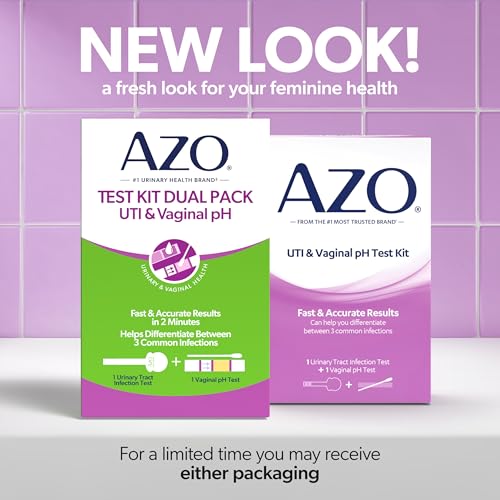 Image of AZO Urinary Tract Infection (UTI) Test Strip + Vaginal pH Test Kit, Fast & Accurate Results, from The #1 Most Trusted Brand, FSA /HSA Eligible