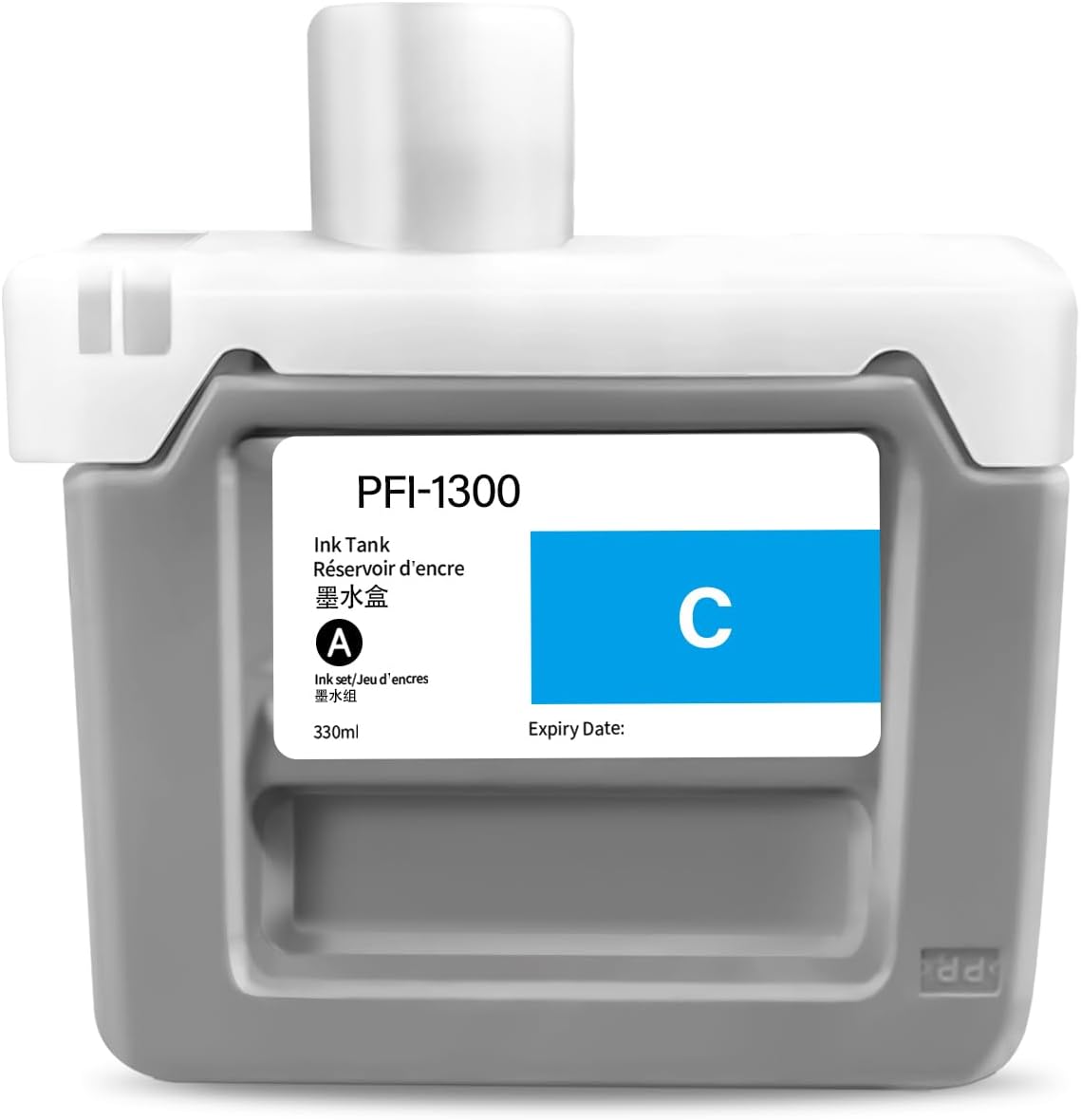 PFI-1300C Ink Tank 330ml Pigment PFI-1300 Ink Cartridge for Canon imagePROGRAF PRO-2000 PRO-2100 PRO-4000 PRO-4000S PRO-4100 PRO-4100S PRO-6000 PRO-6000S PRO-6100 PRO-6100S Printers