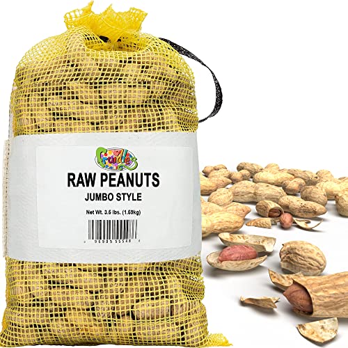 Fruidles Raw Peanuts, Raw Peanuts In Shell, Great For Boiling, Squirrels Feed, Birds Feed And Wildlife, 3.5 Pound Bag #TOP10