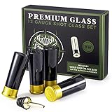 BarrelWare Premium Glass | 12 Gauge Shot Glasses, Bullet Shot Glass, Bullet Glass, Groomsmen Shot...