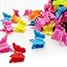 Butterfly Hair Clips, 100 Packs Assorted Color Beautiful Mini Butterfly Hair Clips Hair Accessories for Girls and Women（Random Color）By Xloey