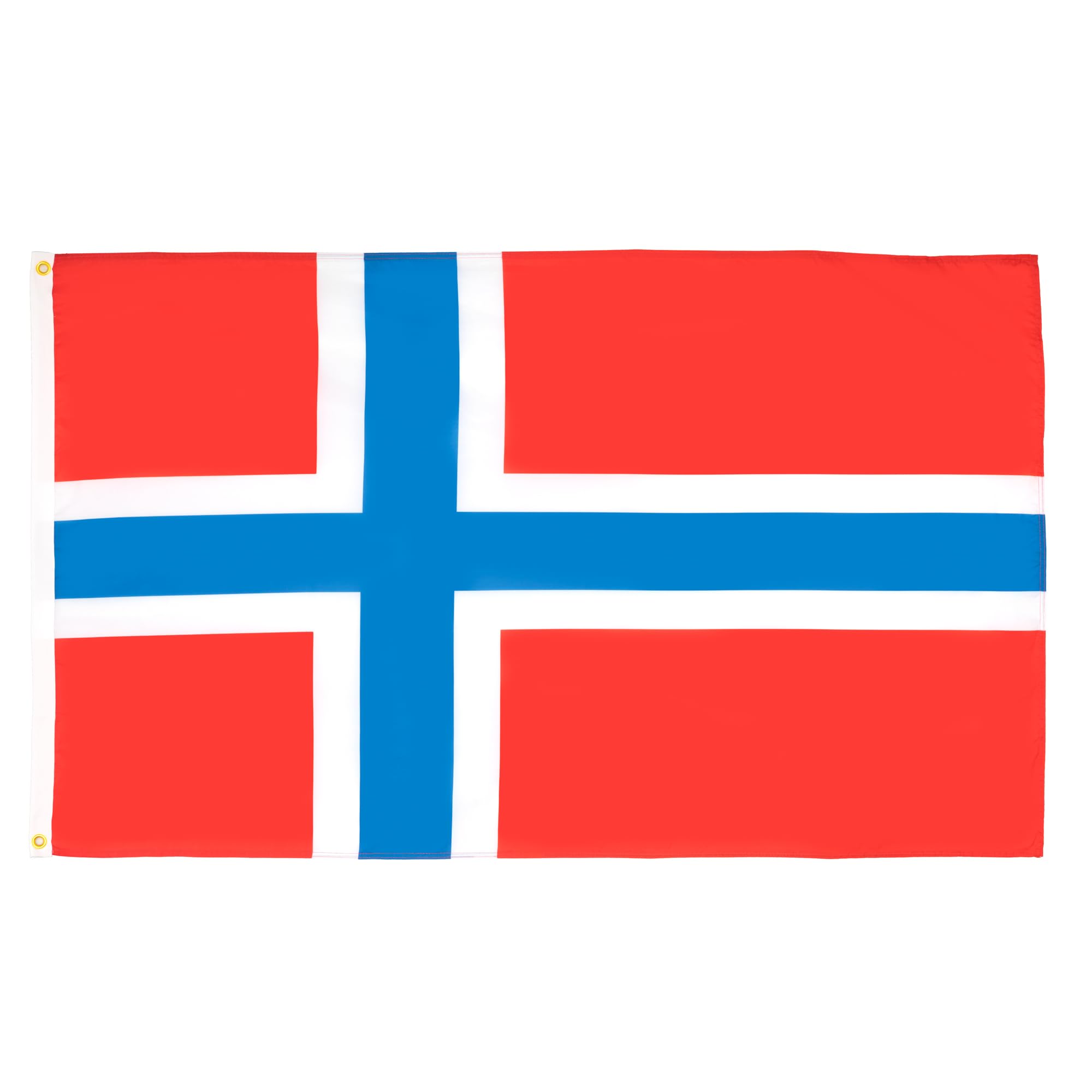 AZ FLAG - Norway Flag - 2x3 Ft - 100D Polyester Norwegian Banner with Two Metal Grommets - Fade Resistant - Vivid Colors - 2' x 3' Feet - 90x60 Cm