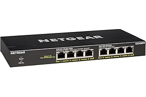 NETGEAR 8-Port Gigabit Ethernet Unmanaged PoE+ Switch (GS308PP)