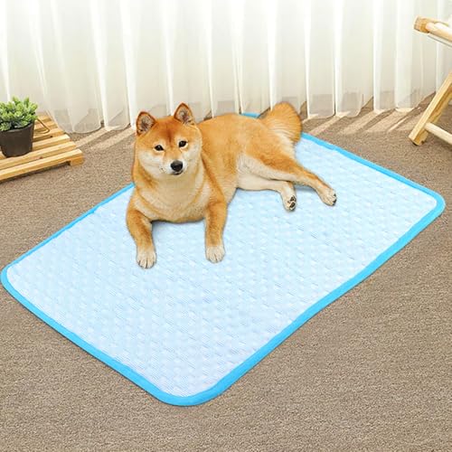 Fhodigogo Hundekühlmatte Kühlmatte für Katzen Kühlmatte für Hunde kühlmatte Hund Haustier Kühlmatte Kühlmatte für Tiere Kühlkissen für Katzen Kühlpad für 5kg
