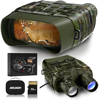 JStoon Night Vision Goggles Night Vision Binoculars - Digital Infrared Night Vision for Viewing in 100% Darkness-HD 1080p Image & Video from 300m/984ft for Hunting & Surveillance