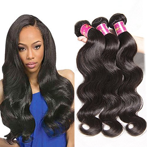 UNICE Malaysian Body Wave Human Hair Weave 3 Bundles 100% Unprocessed Virgin Human Hair Weave Sew In Human Hair Extensions Natural Color 14 16 18 inches