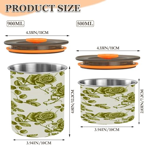 Contenedor hermético para café de acero inoxidable 30 oz miniatura 3
