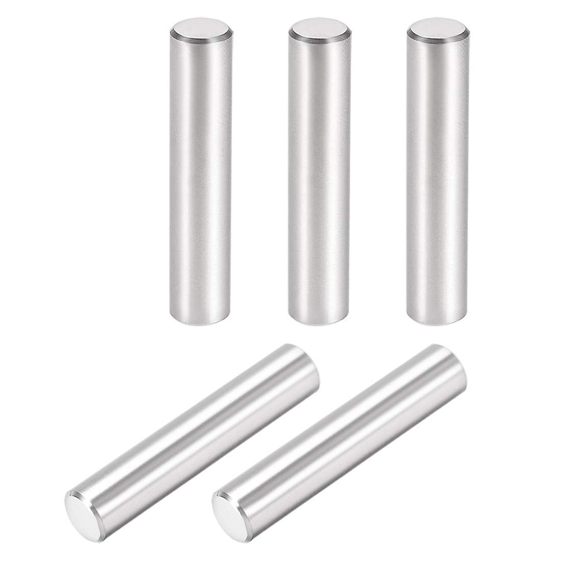 10 STKS Deuvel Pins 304 RVS Cilindrische Pin Plank Ondersteuning Pinnen Pin, Vaste Pin GB119 Pin voor Positionering, Verbinding, Ondersteuning Bevestigingsmiddel Zilver, M6x16