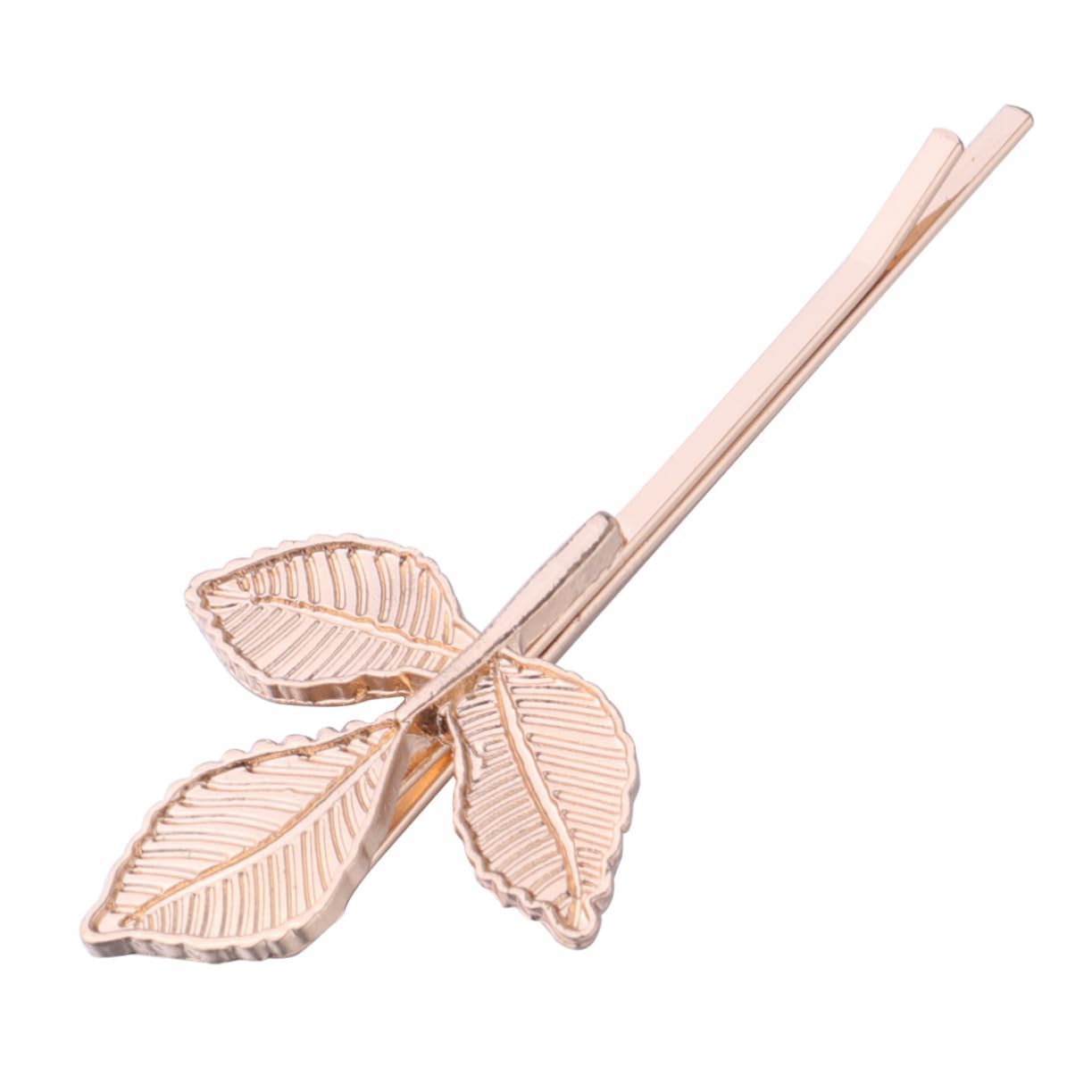 DOITOOL Piezas decoración de oro tocado de cristal pasadores para niñas pinza para el cabello de hoja pinza de pelo de aleación sucursal Accesorios para el cabello sombrerería horquilla