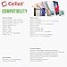 Cellet MFi Certified Retractable Lightning to USB-C Cable – 3ft Fast Charging Cord – Tangle-Free, Portable & Durable – Compatible with iPhone, iPad, and USB-C Chargers