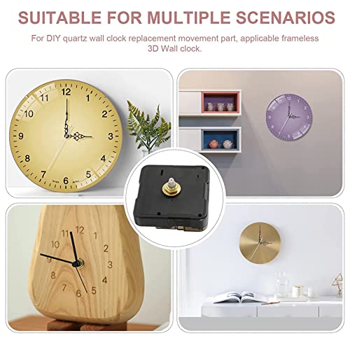 Gatuida 1Pc Clock Mechanism Replacement Quartz Diy Wall Clock Movement Clock Repair Parts Replacement #TOP4
