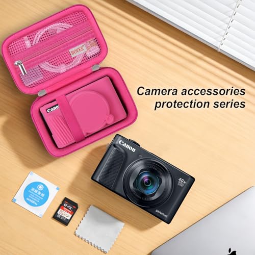 Estuche rígido con funda de silicona para Canon PowerShot SX740 miniatura 6