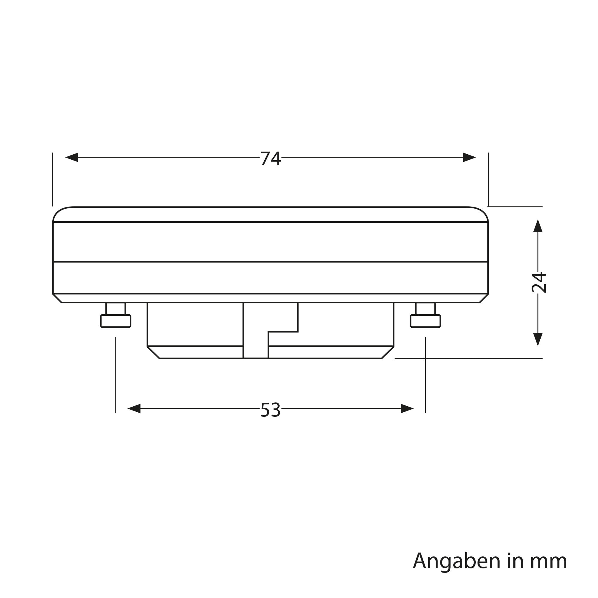 ledscom.de 10x GX53 LED RGB Leuchtmittel, warmweiß - kaltweiß (2900-6100 K), 6,6 W, 670lm, 107°, Smart Home, WLAN, Alexa, matt