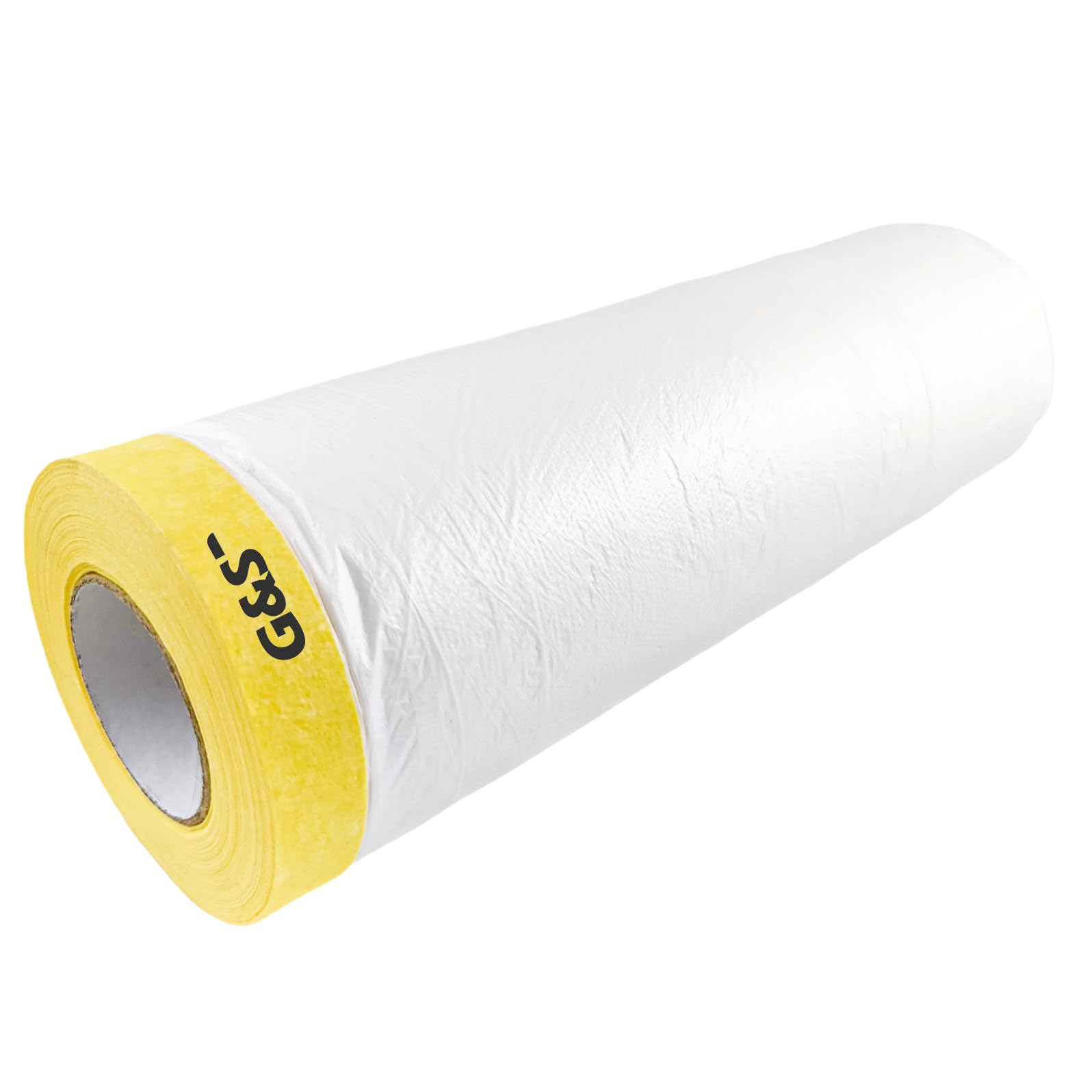 G&S SALES G&S Multipurpose Pre Taped Masking/Protection Film Tape Width- 2.4 Meters (2400 MM) X 20 Meters (Set of 1)