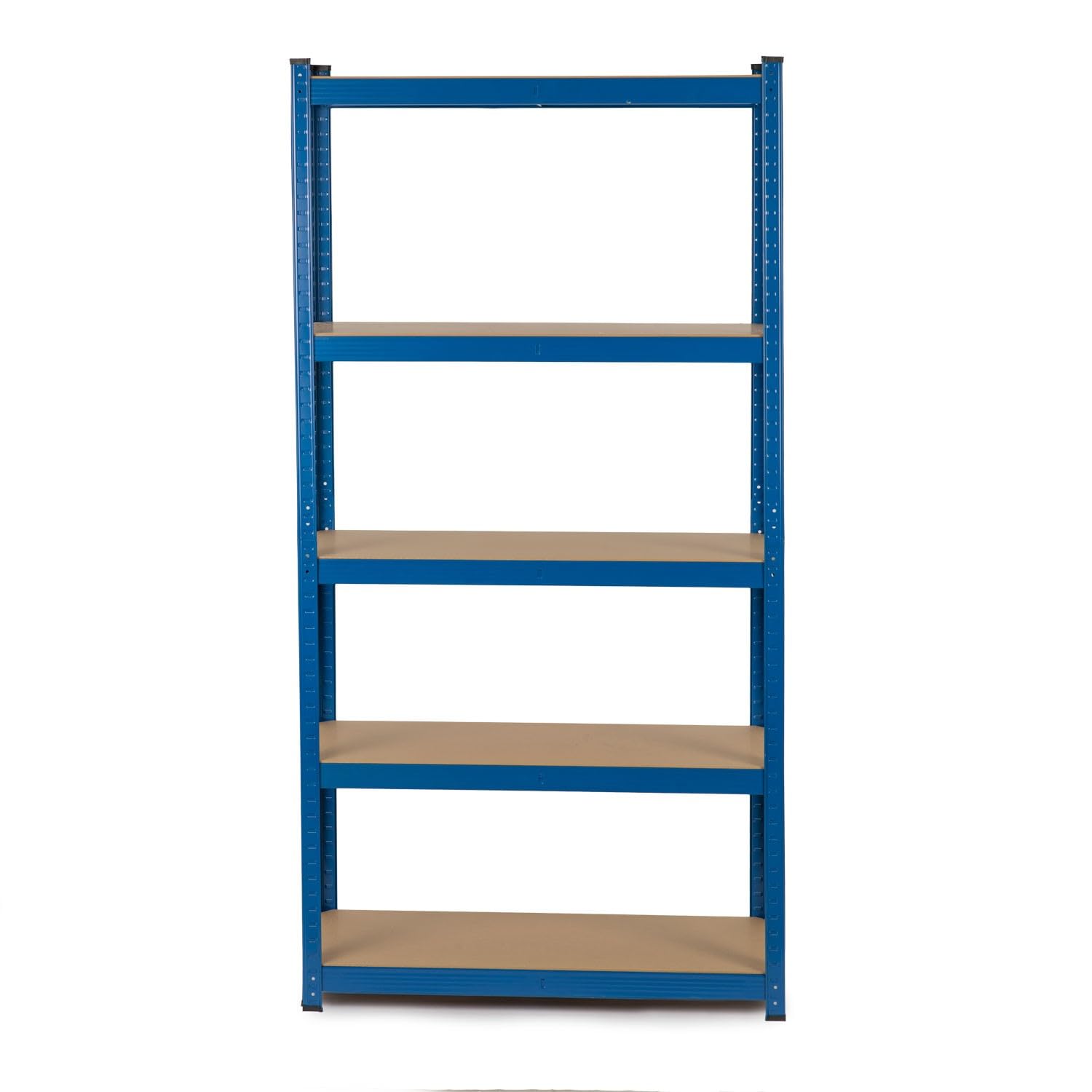 Humberg Półka garażowa metalowa Obciążenie do 875 kg 5 półek 30 x 90 x 180 cm Niebieski