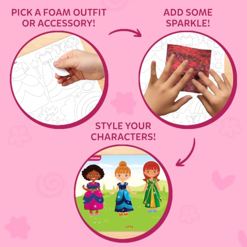 Image of Skillmatics Foil Fun Dress Up, DIY Foil Art & Craft Activity, Gift for Kids