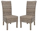 Safavieh Safavieh Home Collection Quaker Dining Chair, Set of 2, Wood, Natural