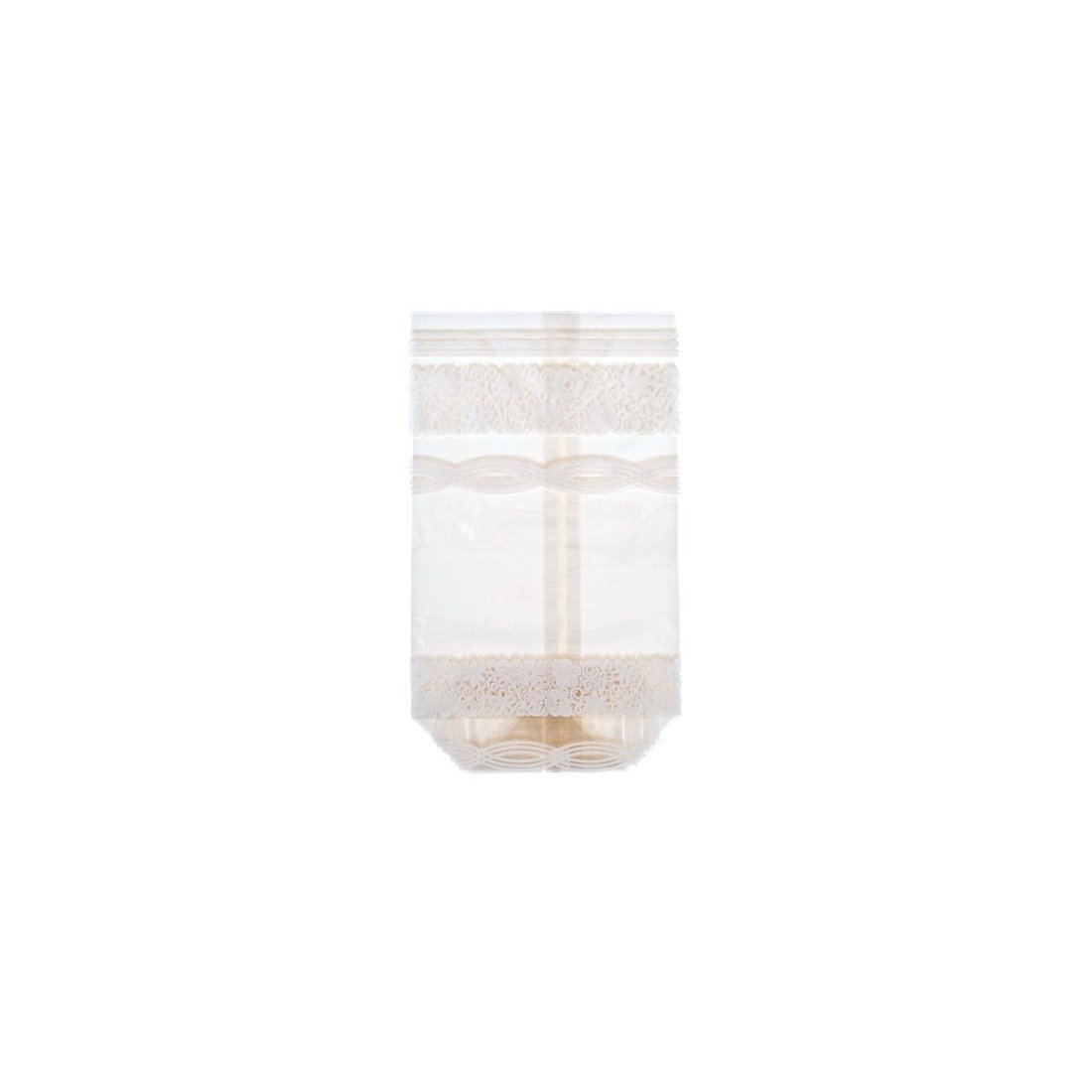Sachets cellophane dentelle 11,5x19 pochette plastique transparente biscuits PM