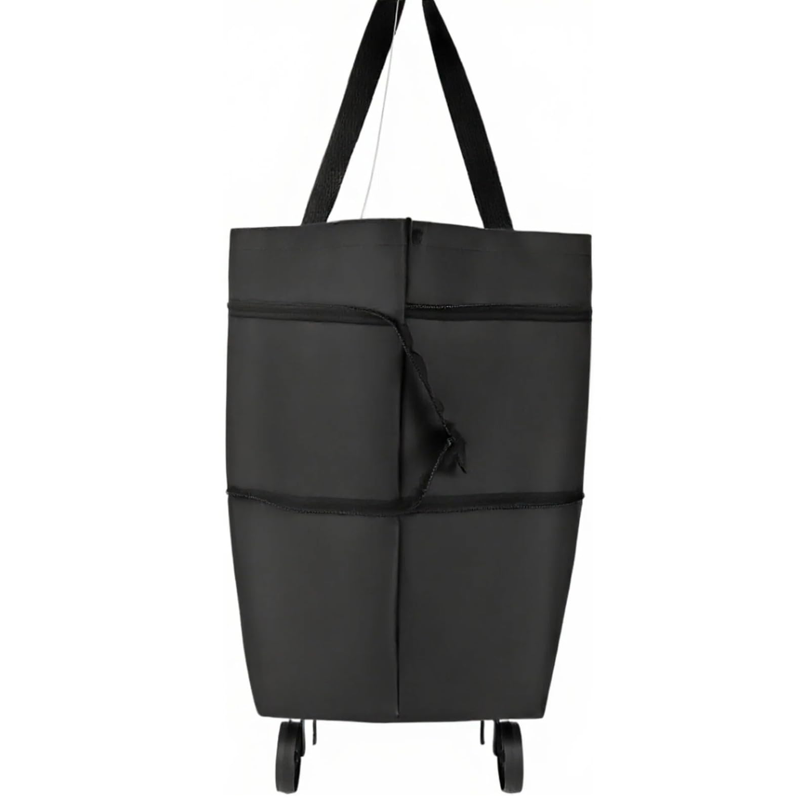 Shopping cart with Foldable and Portable Wheels, Waterproof Tote Bag, Supermarket Shopping cart
