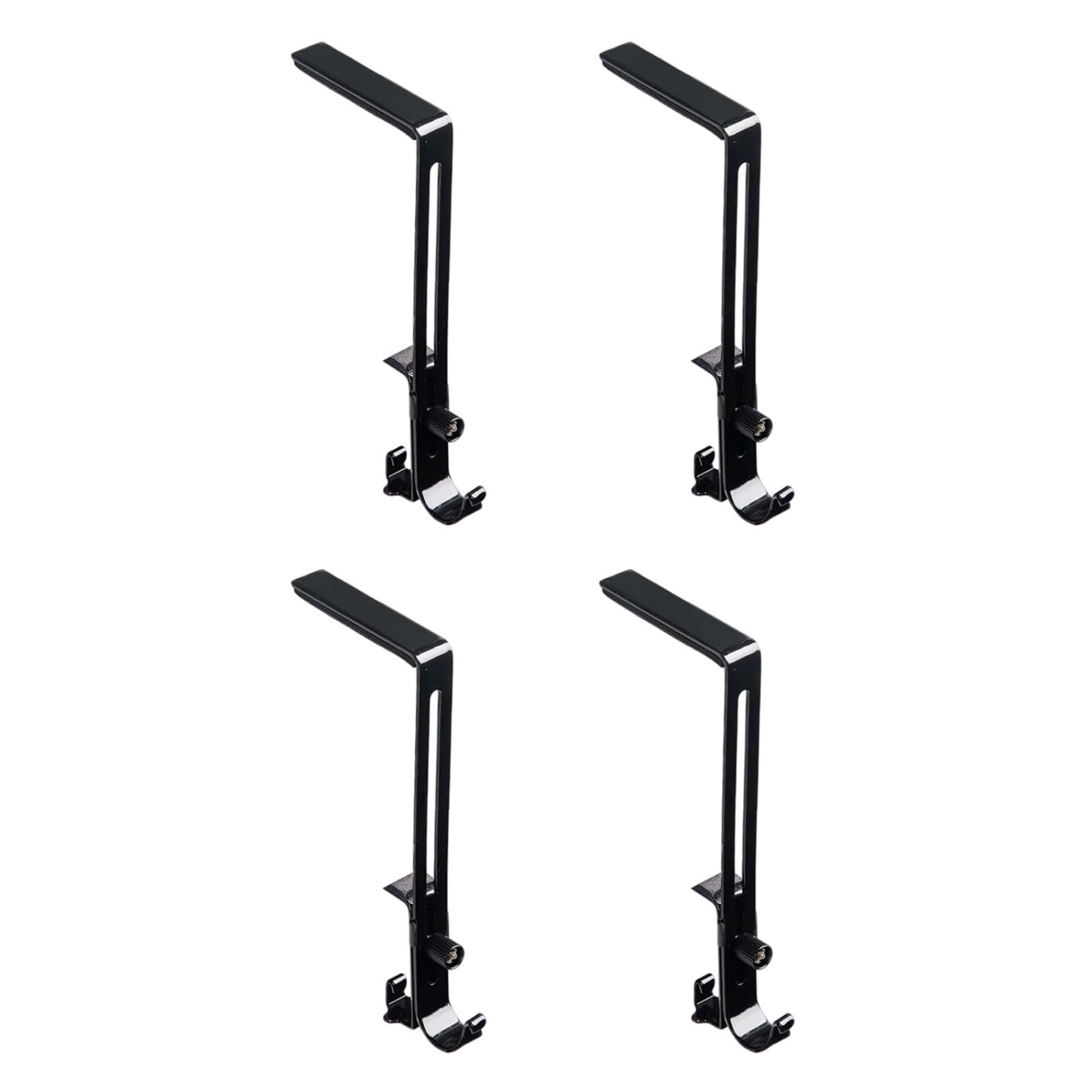 Msioytog Rustproof Metal Sock Hooks with Vertical Sliding Design Adjustable Length for Holiday Decor & Closet Storage Corporate Holiday Hangers