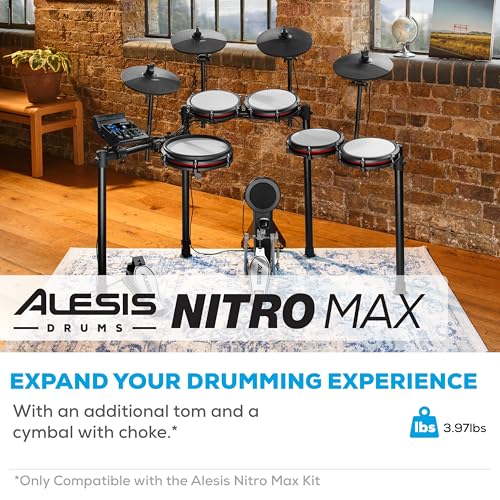 image for Alesis Drums Nitro Max Expansion Pack - Electric Drum Set Expansion fo