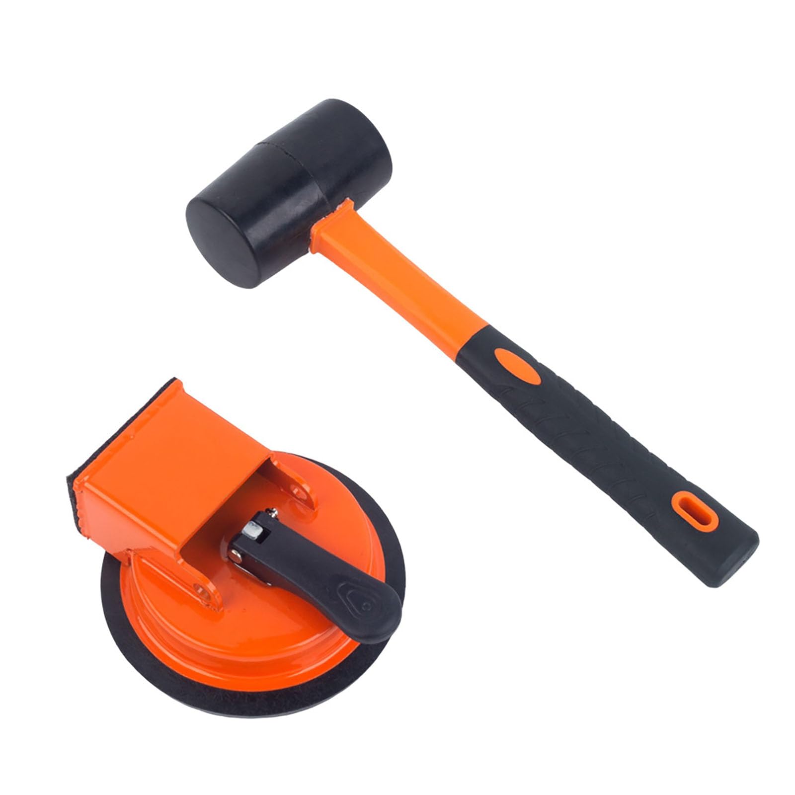 KACBFEE Floor Gap Fixer Tool Heavy Duty Laminate Flooring Repair Kit with Vacuum Suction Cup Rubber Mallet for Vinyl Hardwood Tile LVP Floating Floor Installation Gap Repair Tool