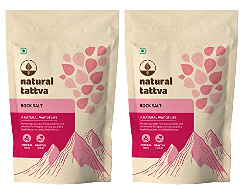 Image of Organic Tattva Natural Rock Salt 2 KG | Mineral Rock, Unrefined and Unpolluted | Boosts Digestion, Immunity, Stress and Weight Loss | Ideal for Everyday Cooking