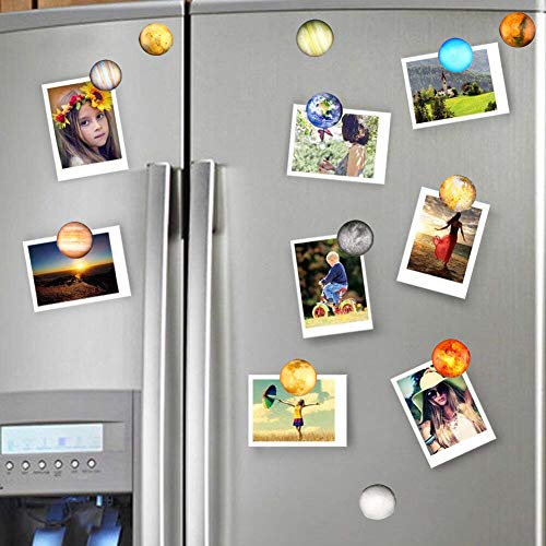 Imanes decorativos redondos para refrigerador, pack 12 miniatura 6