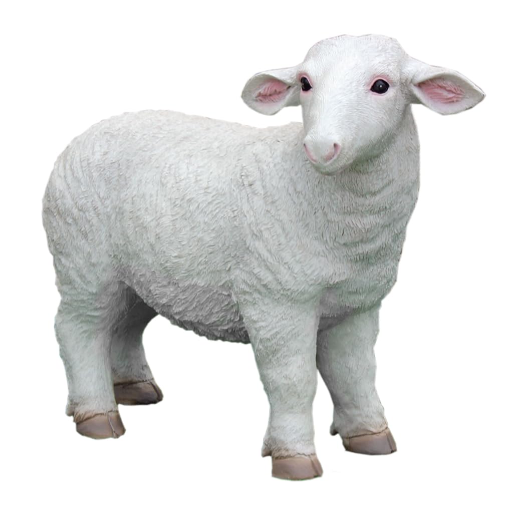 Ablerhome Large Sheep Garden Ornament outdoor lamb Animal statue Resin Sculptures yard decorations, Patio decor, Sheeps Law figurine for garden, gift for gardeners