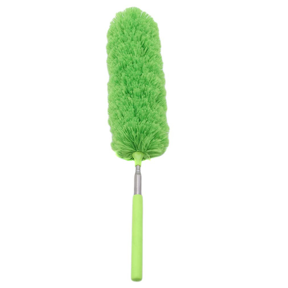 Sevenfly Soft Microfiber Cleaning Duster Dust Cleaner Handle Feather Static Anti Magic Household Cleaning Tools,Color 1