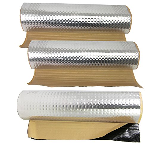 Dämmmatte 6m² ALUBUTYL 50x 400 cm Auto Kofferraum Anti-Dröhn Bitumen-Ersatz Matte