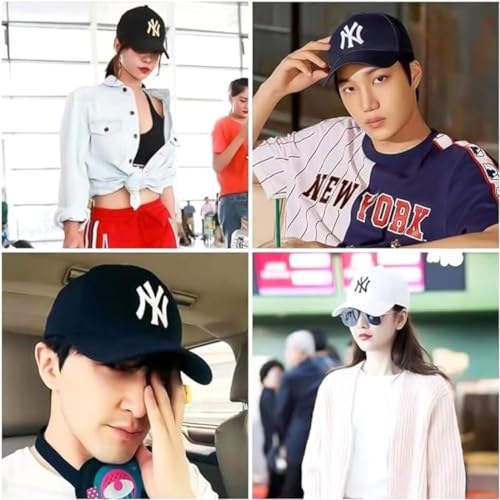 Image of Teemoods Cotton Baseball Cap: Stylish Adjustable Sun Cap for Men & Women, Embroidered Design, Great for Summer Outings, Walking, Hiking & Everyday Use