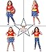 Rubies Girl's Wonder Woman Dress-Up and Super Hero Play Trunk, Multi-Costume Role Play for Themed Parties and Halloween, Small