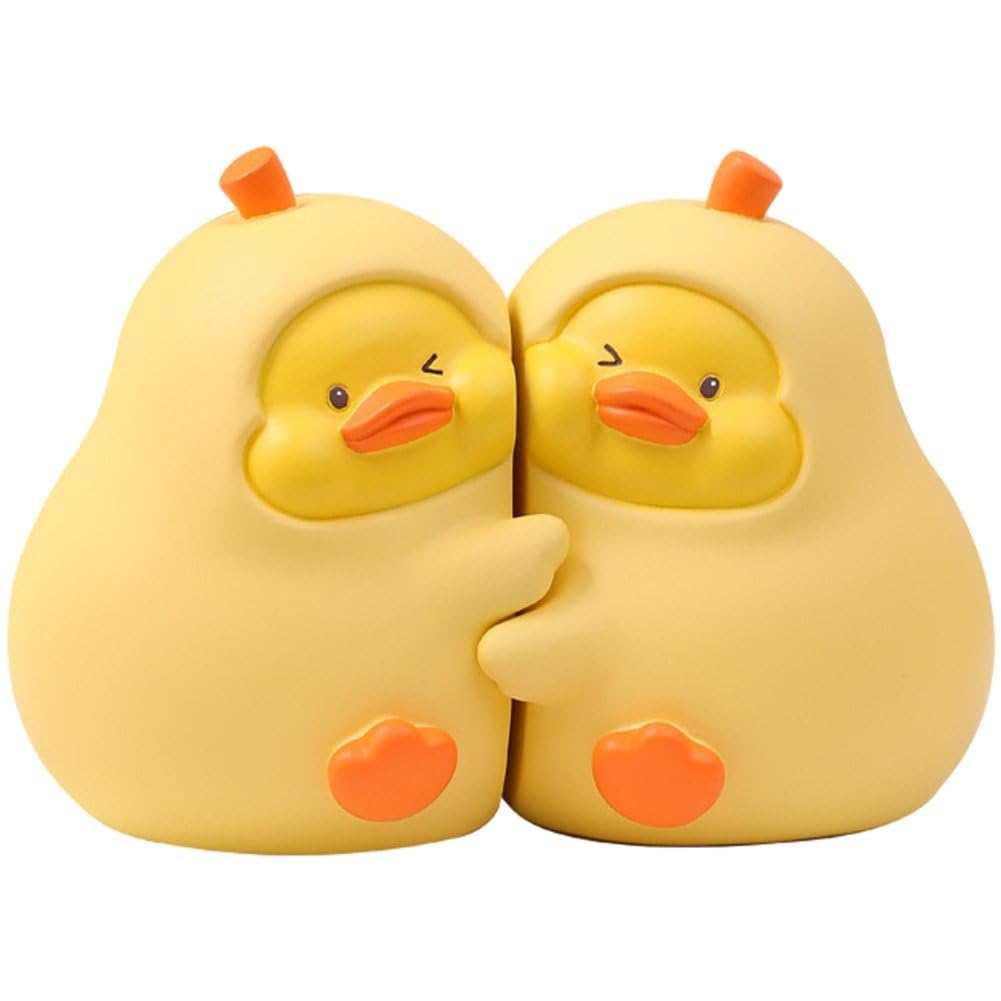Figurine de canard mignon pour combler le vide d'une étagère et égayer un bureau terne