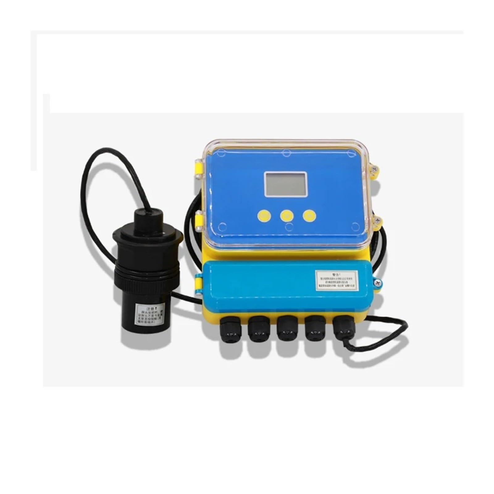 LDHJBNAC Ultrasonic Level Meter Enhanced Seperately-Type Water Level Gauge Meter 4-20mA RS485 Fuel Liquid Sensor River Non-Contact Transmitter(Level Range 0-20m)