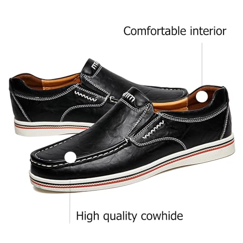 Image of Asifn Men's Casual Driving Loafers Business Leather Men Comfort Shoes Sport Walking Light Moccasin Fashion