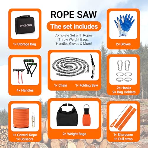 55 Inch 72 Teeth Rope Saw