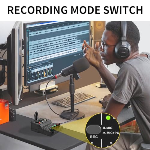 Xtuga Q12 Usb Audio Interface For Pc,Interface thumb #5