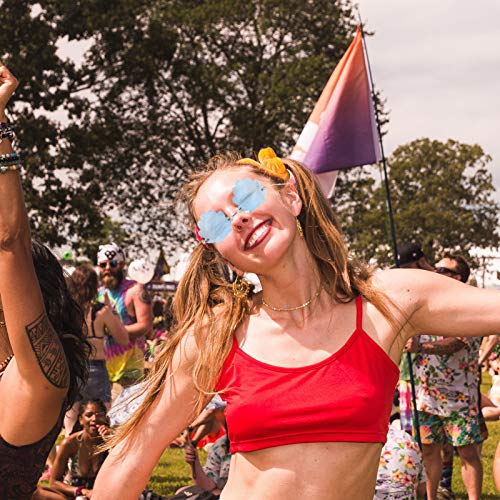 jojofuny 1Pc Fashion Sunglasses Flame Sunglasses Rimless Wave Sunglasses Rimless Sunglasses Shell Shaped Eyeglasses2