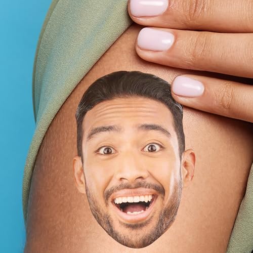 Big Dot of Happiness Custom Photo Fun Face - Party Favors - Fun Face Temporary Tattoos - Set of 12