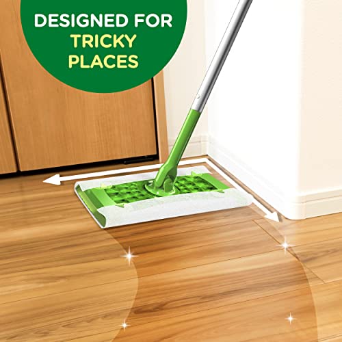 Image of Swiffer Sweep + Mop, Dry Pads Refill, Floor Cleaner, Cleaning Cloths, Lavender, 32ct