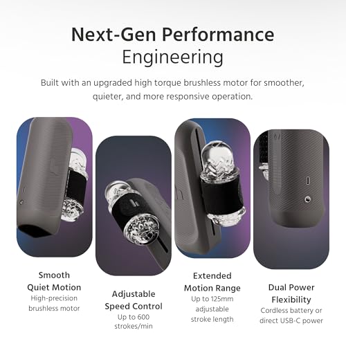 Image of The Handy 2 Smart Personal Massager Device | Wireless Handheld Massager with Adjustable 125mm Motion Range