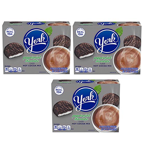 Hershey's instant york peppermint hot cocoa mix, 5.29 oz (pack of…