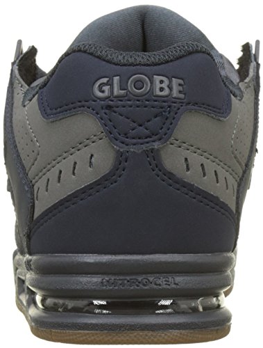 Image of Globe Men's Sabre Skateboarding Shoes, Grey Ebony Dark Shadow 20346, 6 US