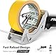 Prosun Klebebandabroller Paketklebeband Paketbandabroller Packband Paketband Papierklebeband Abroller Handabroller Kleberoller Packetbandroller Klebebandspender Verpackung Dichtband Cutter Weiß