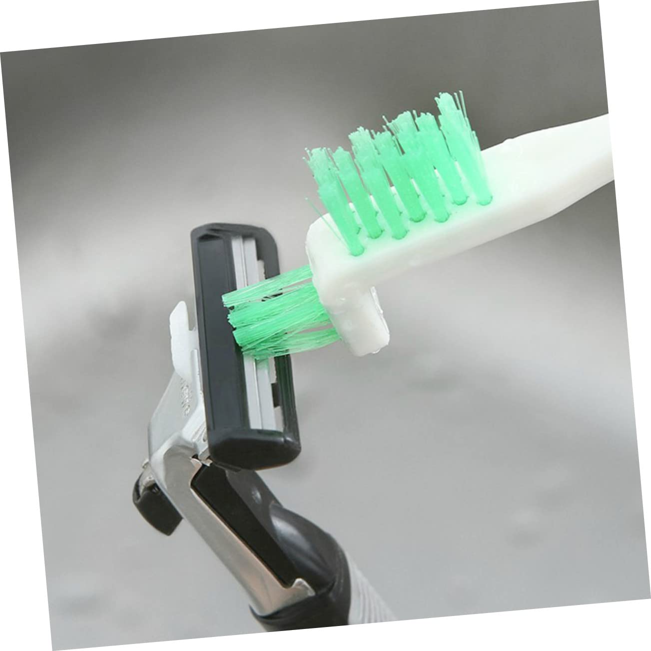 HAPINARY Ergonomic Long Handle Cup Brush Set 3 Piece Household Brush Set for Stain Removal Bottle and Gaps