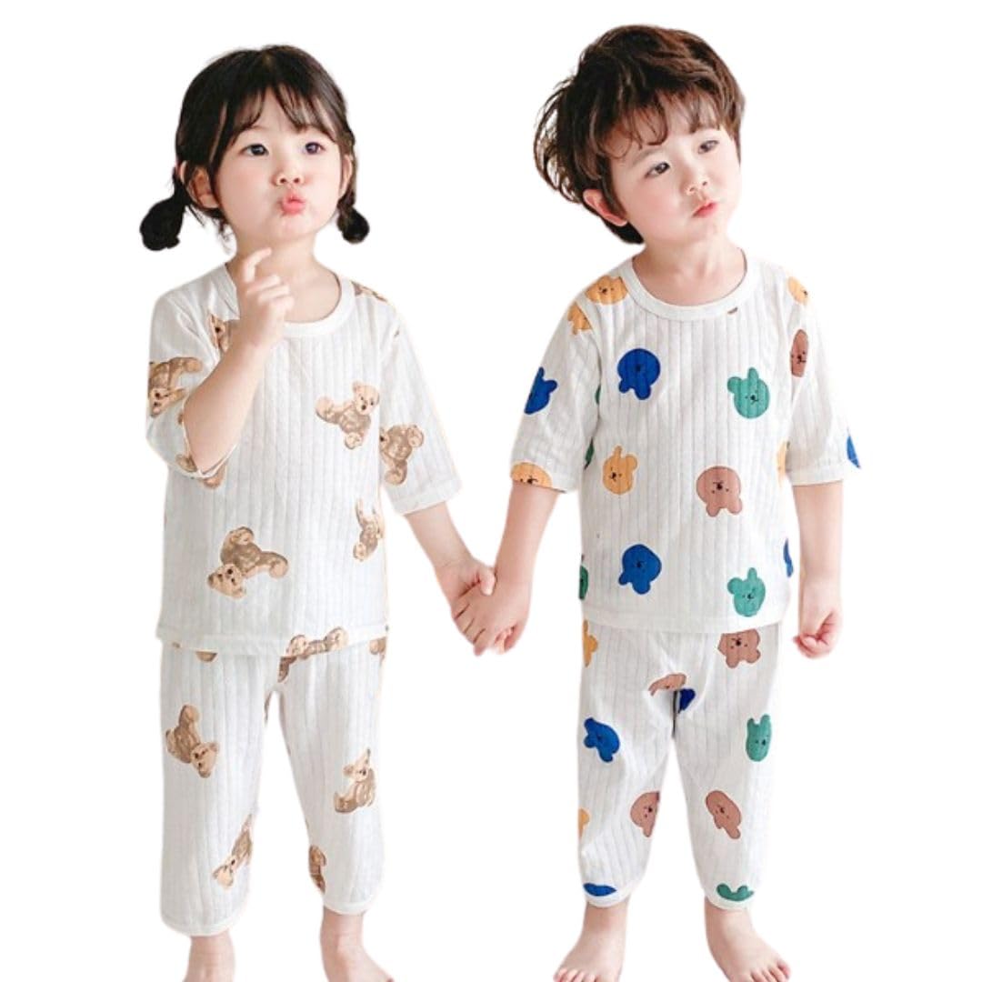 Amazon.co.jp: [MarineBlue] マリンブルー パジャマ キッズ ベビー 7分